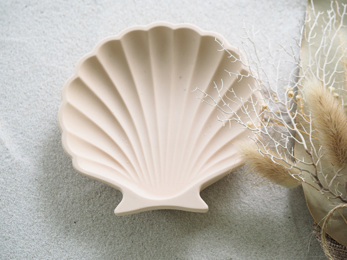 Blush Pink Shell Dish – Peek A Blue